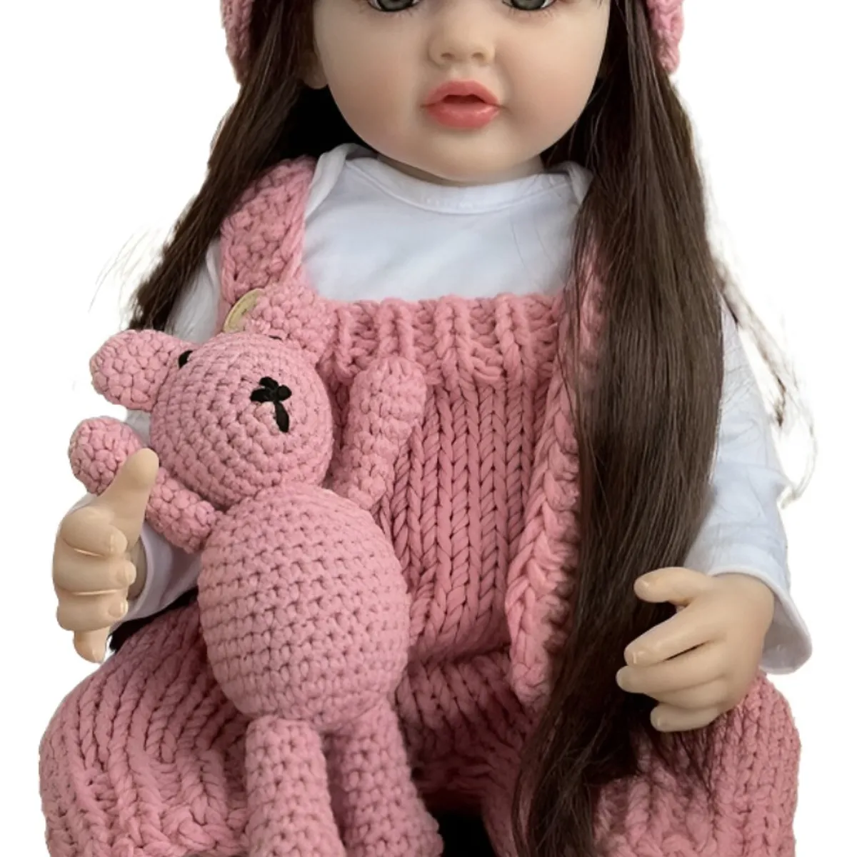 GENERICO - Muñeca Niña Bebé Reborn Realista De Silicona Y Accesorios