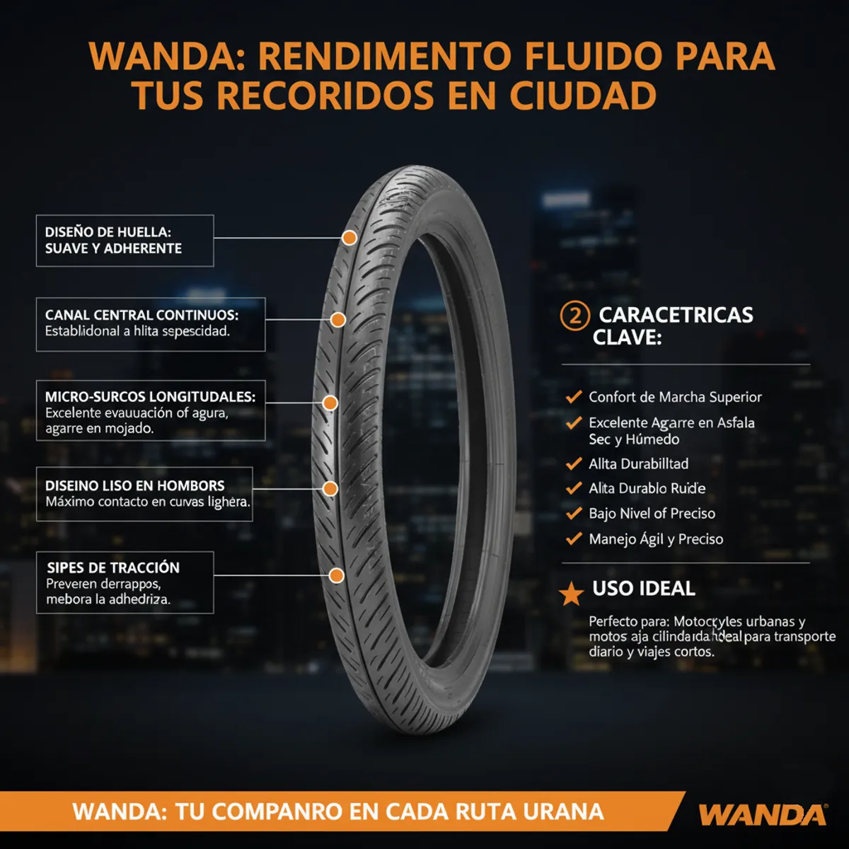 GENERICO - Neumatico 275 X 18 48P 4PR P6143 TT Sport Blas WANDA
