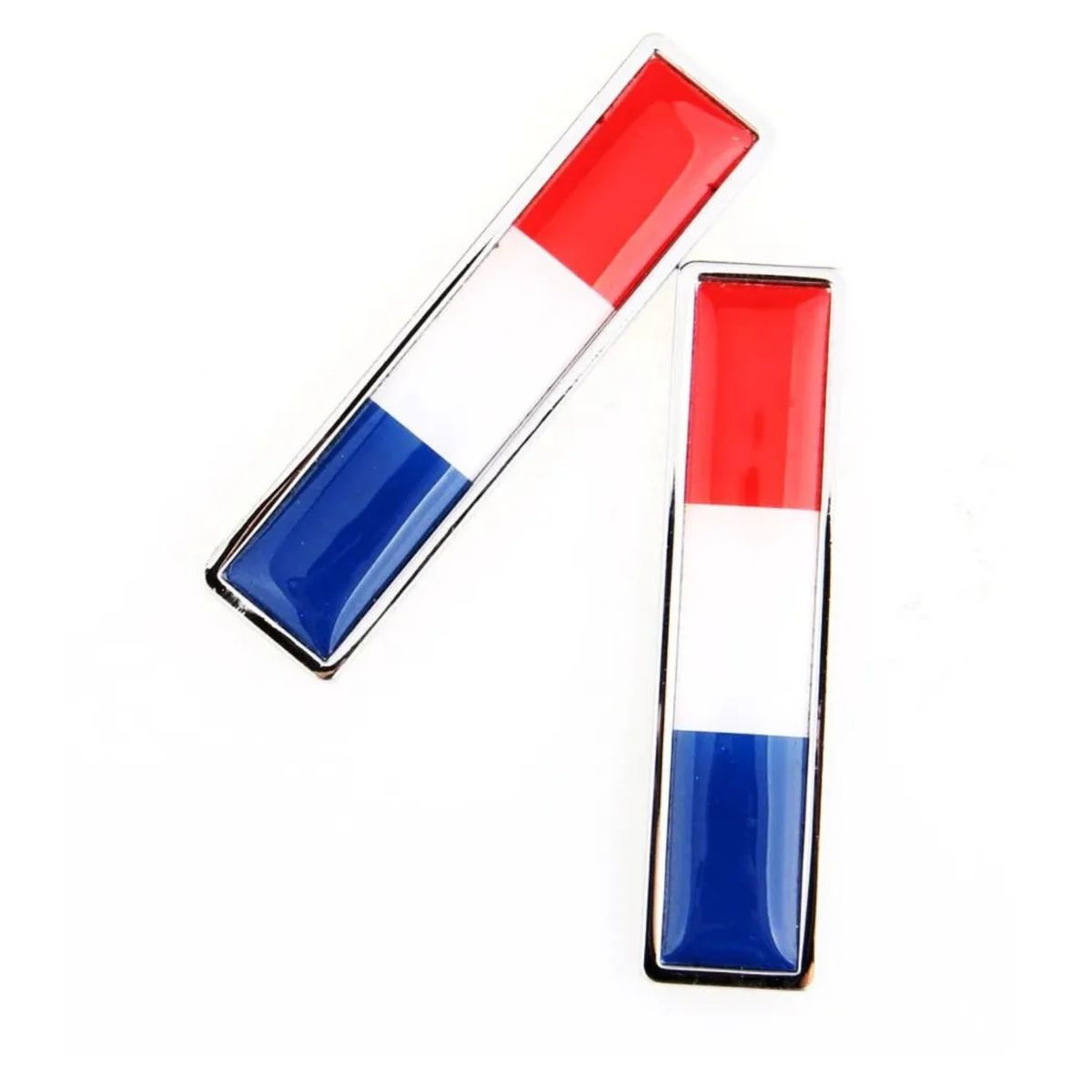 GENERICO - Par Insignia Logo Adhesivo Bandera Francia