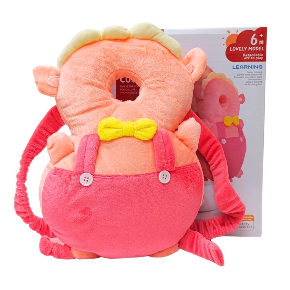 GENERICO - Protector Suave De Cabeza Para Bebes Rojo