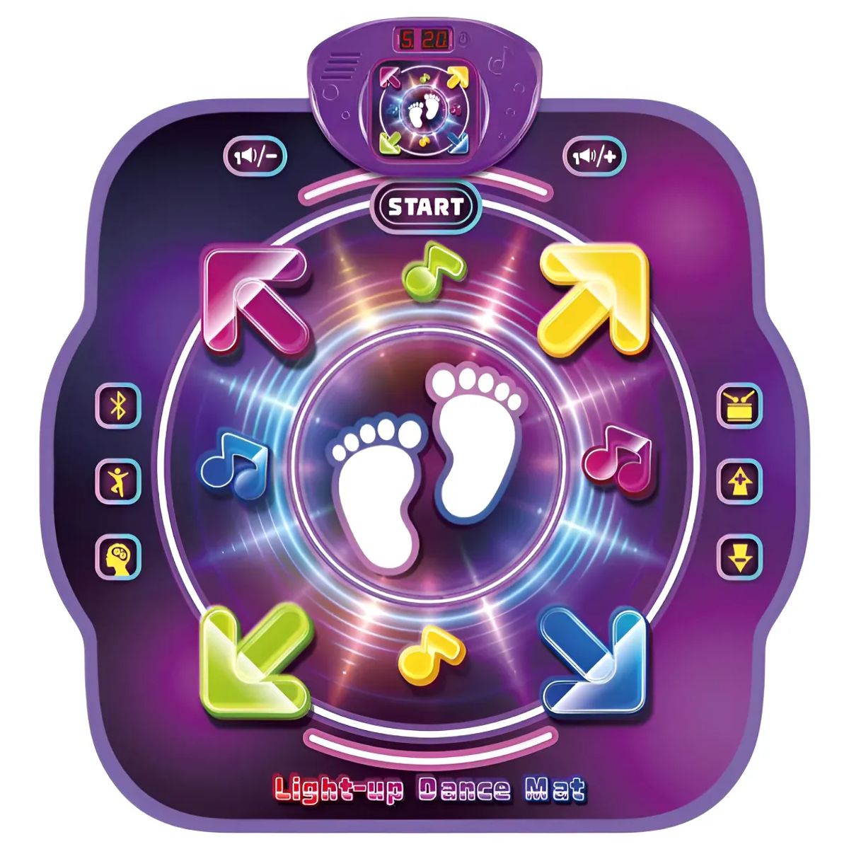 GENERICO - Alfombra Electrónica De Baile Para Niños Plegable Bluetooth