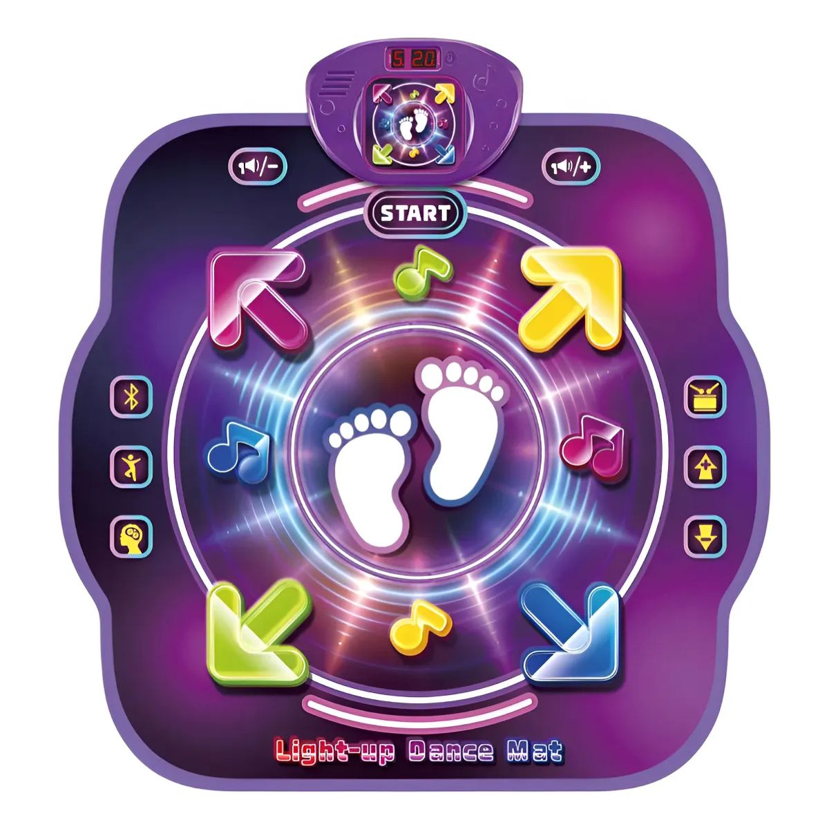 GENERICO - Alfombra Electrónica De Baile Para Niños Plegable Bluetooth