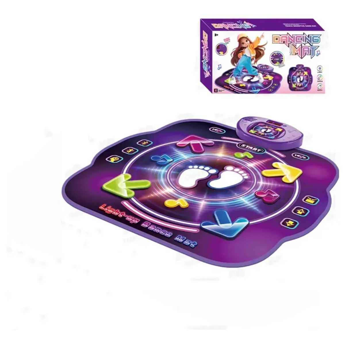 GENERICO - Alfombra Electrónica De Baile Para Niños Plegable Bluetooth