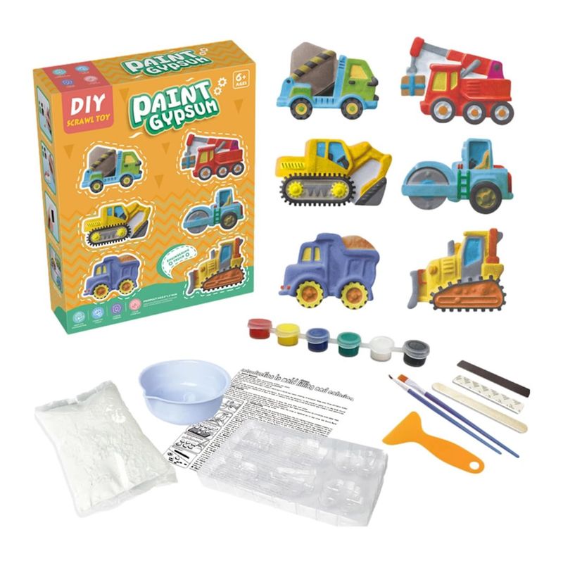 GENERICO - Juguete Kit De Pinturas Maquinas Para Niños
