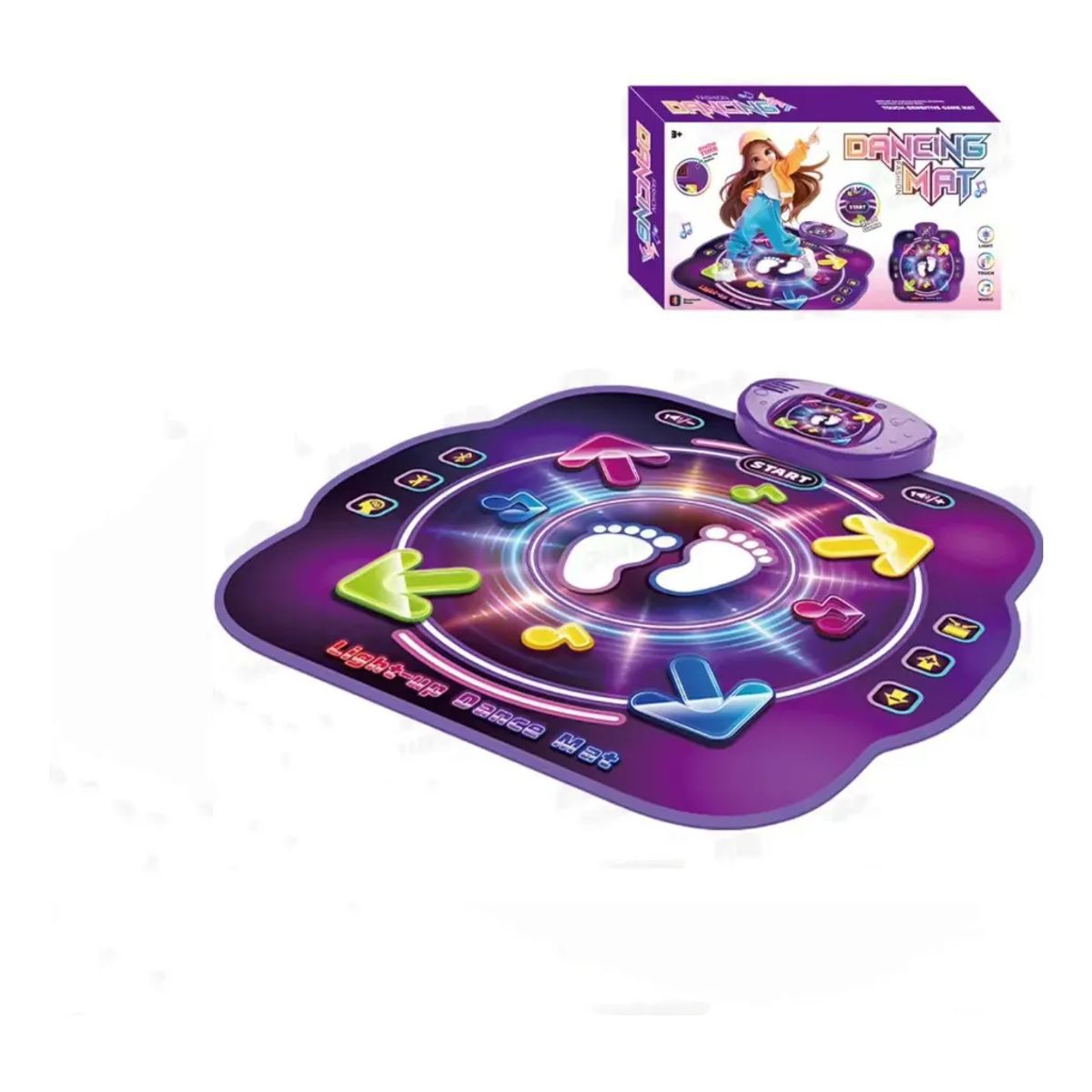 GENERICO - Alfombra Electrónica De Baile Para Niños Plegable Bluetooth