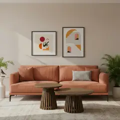 MEDULAR - Mesa de centro Palisade nogal