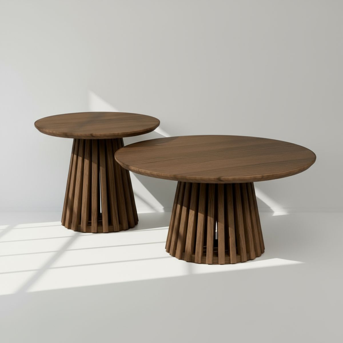MEDULAR - Mesa de centro Palisade nogal