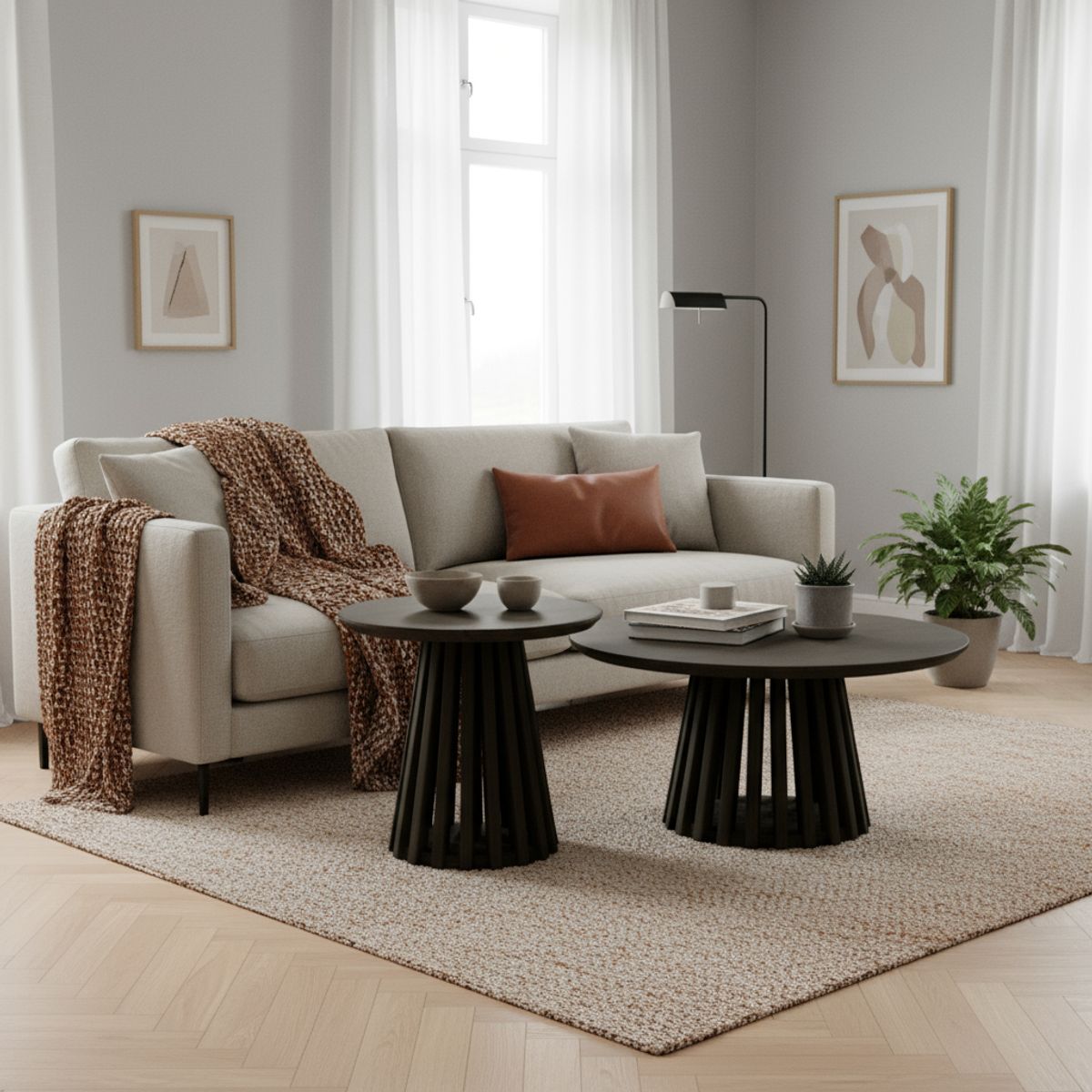 MEDULAR - Mesa de centro Palisade black