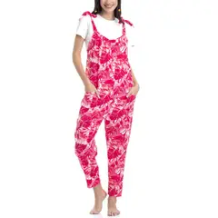 LADY GENNY - Pijama Jardinera De Viscosa Con Estampado Floreado