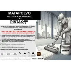 BAUM - Sellador Matapolvo PINTAX 3 en 1 Puente de Adherencia para Epóxicos