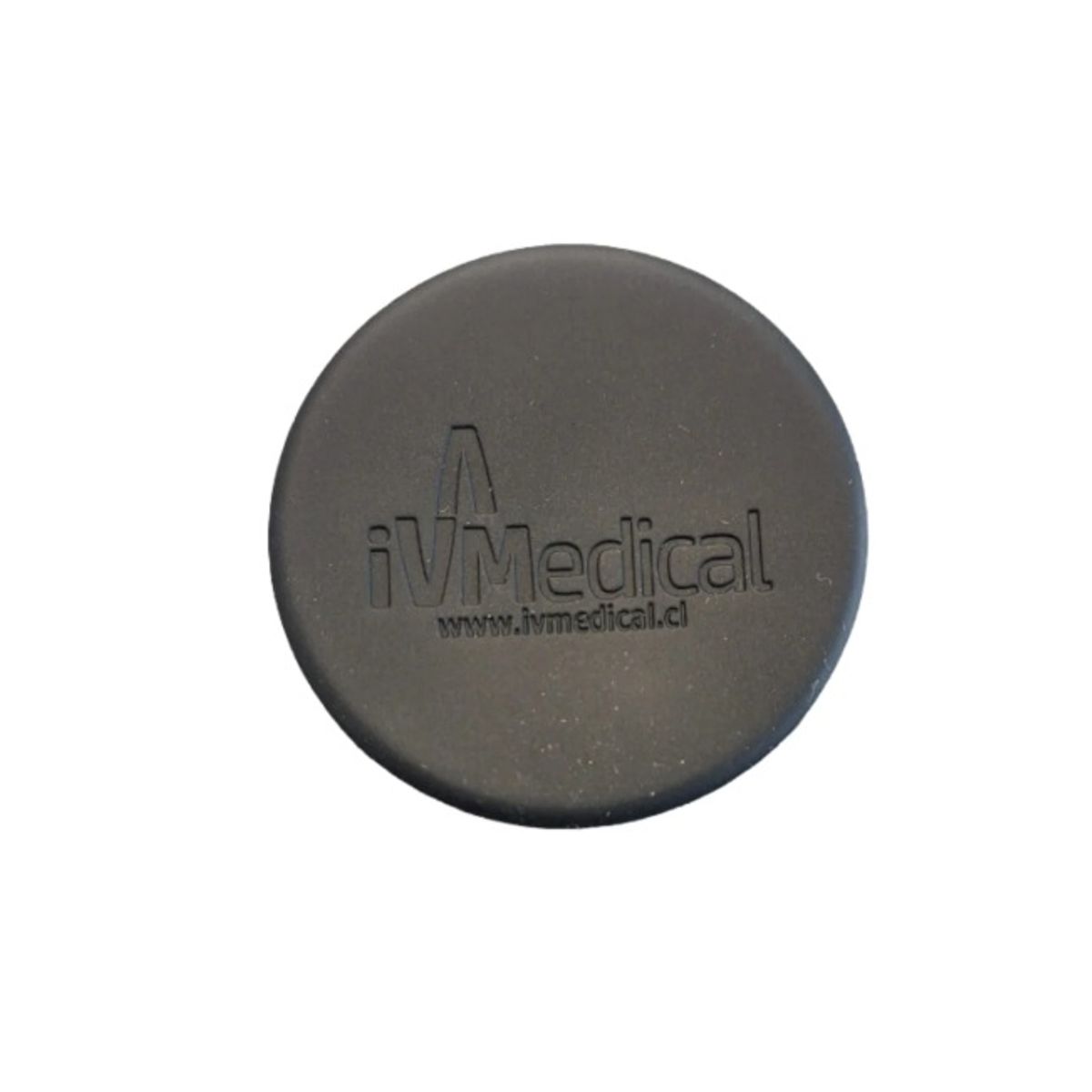 IVMEDICAL - Protector de campana Negro para Fonendoscopio con logo IVMedical