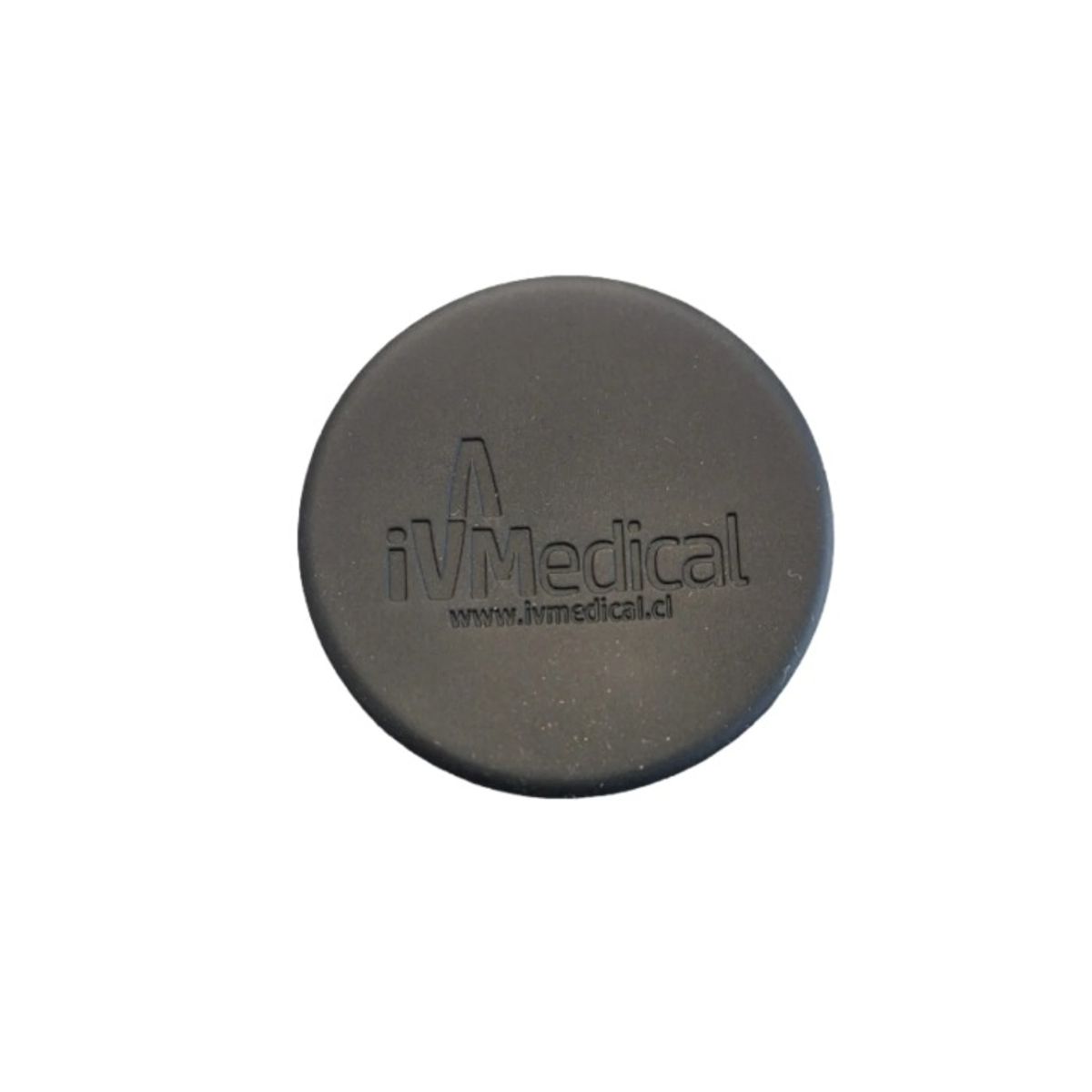 IVMEDICAL - Protector de campana Negro para Fonendoscopio con logo IVMedical