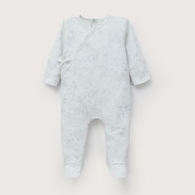 Imagen 2 del producto Osito gris con apertura en la espalda de bebé niño