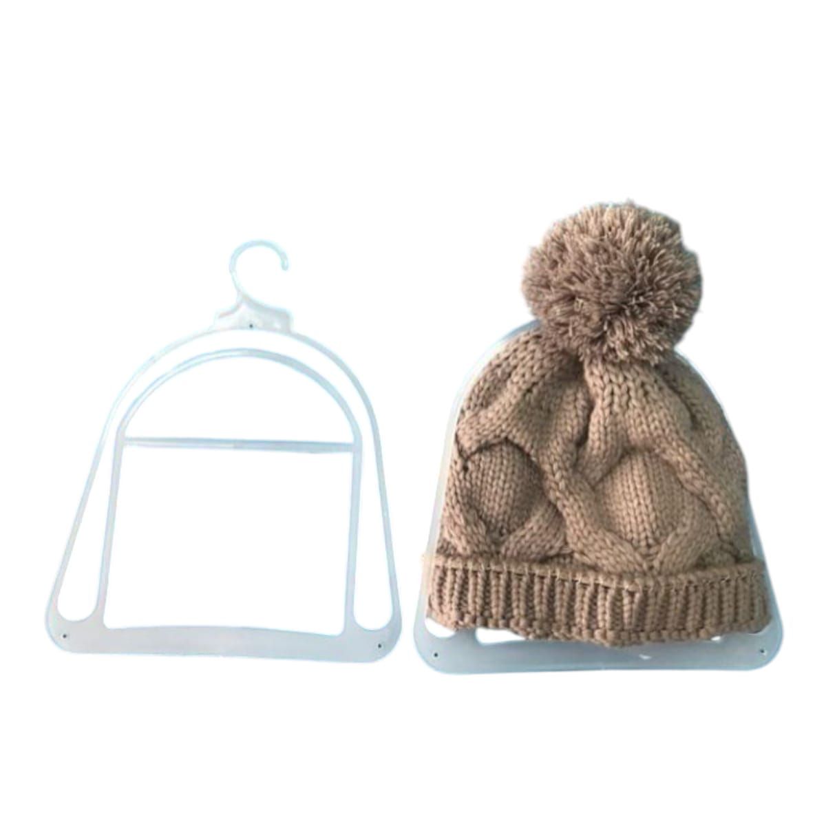 GENERICO - Set 5 Perchas Plástica para Gorras Sombreros o Gorros Gms