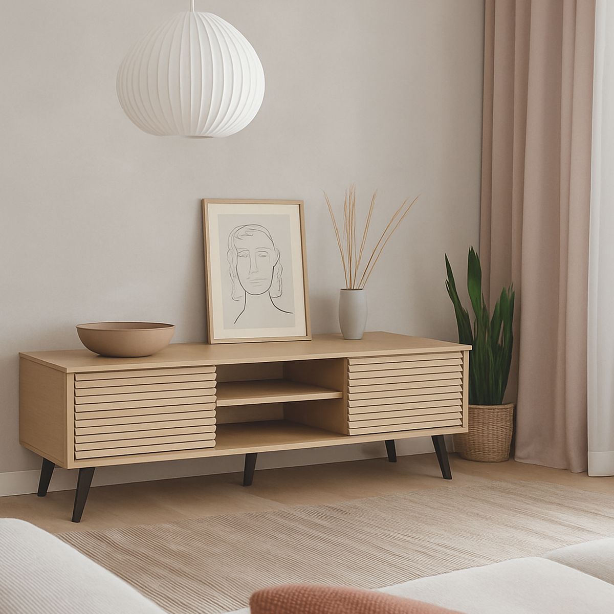 MEDULAR - Rack tv Atacama line natural