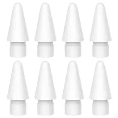 GENERICO - 8x Puntas Reemplazo Compatible Con Apple Pencil 1era Y 2da Gen