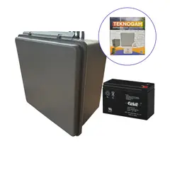 GENERICO - ENERGIZADOR PARA CERCO ELÉCTRICO 1,5 JOULES CON BATERIA DE RESPALDO DE 12V 7A