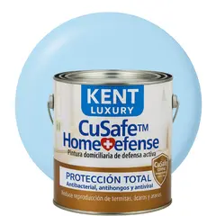 KENT - ESMALTE AGUA - CuSafe™ Home Defense Antibacterial - 4L AZUL BEBÉ