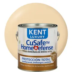 KENT - ESMALTE AGUA - CuSafe™ Home Defense Antibacterial - 4L BEIGE CLARO