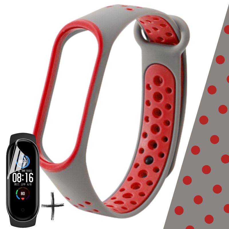 GENERICO - Correas Deportivas + Lámina Para Xiaomi Mi Band 7