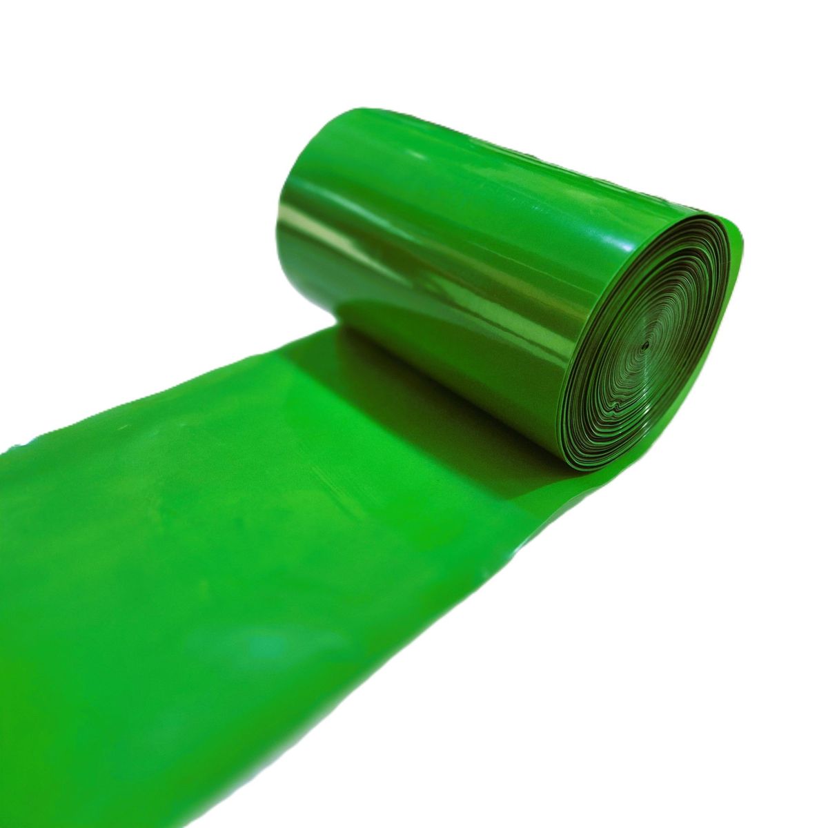 GENERICO - Cinta señalizadora verde plástica de15 cms x 350 mts  rollo 5 kilos