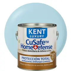 KENT - ESMALTE AGUA - CuSafe™ Home Defense Antibacterial - 4L CELESTE PASTEL