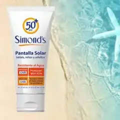SIMONDS - Simond´s Protector Solar Crema Fps50 Hipoalergénico 190ml