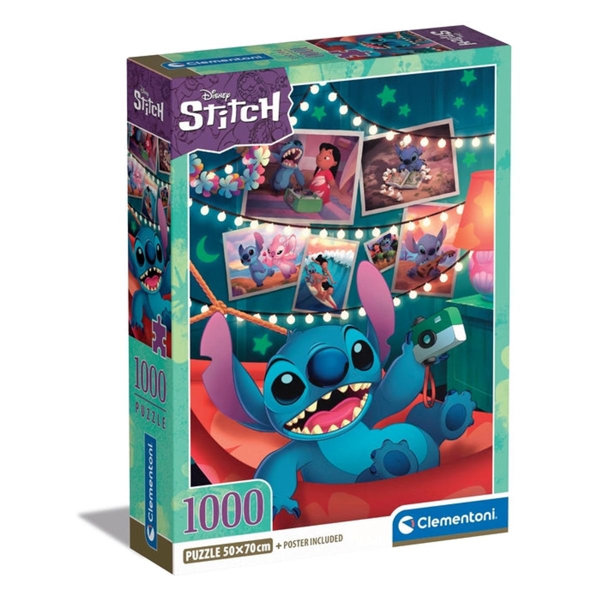 CLEMENTONI - CLEMENTONI 39793 PUZZLE 1000 PIEZAS DISNEY STITCH