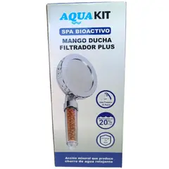 GENERICO - Mango Ducha Filtrador Plus Spa Bioactivo Piedra Mineral