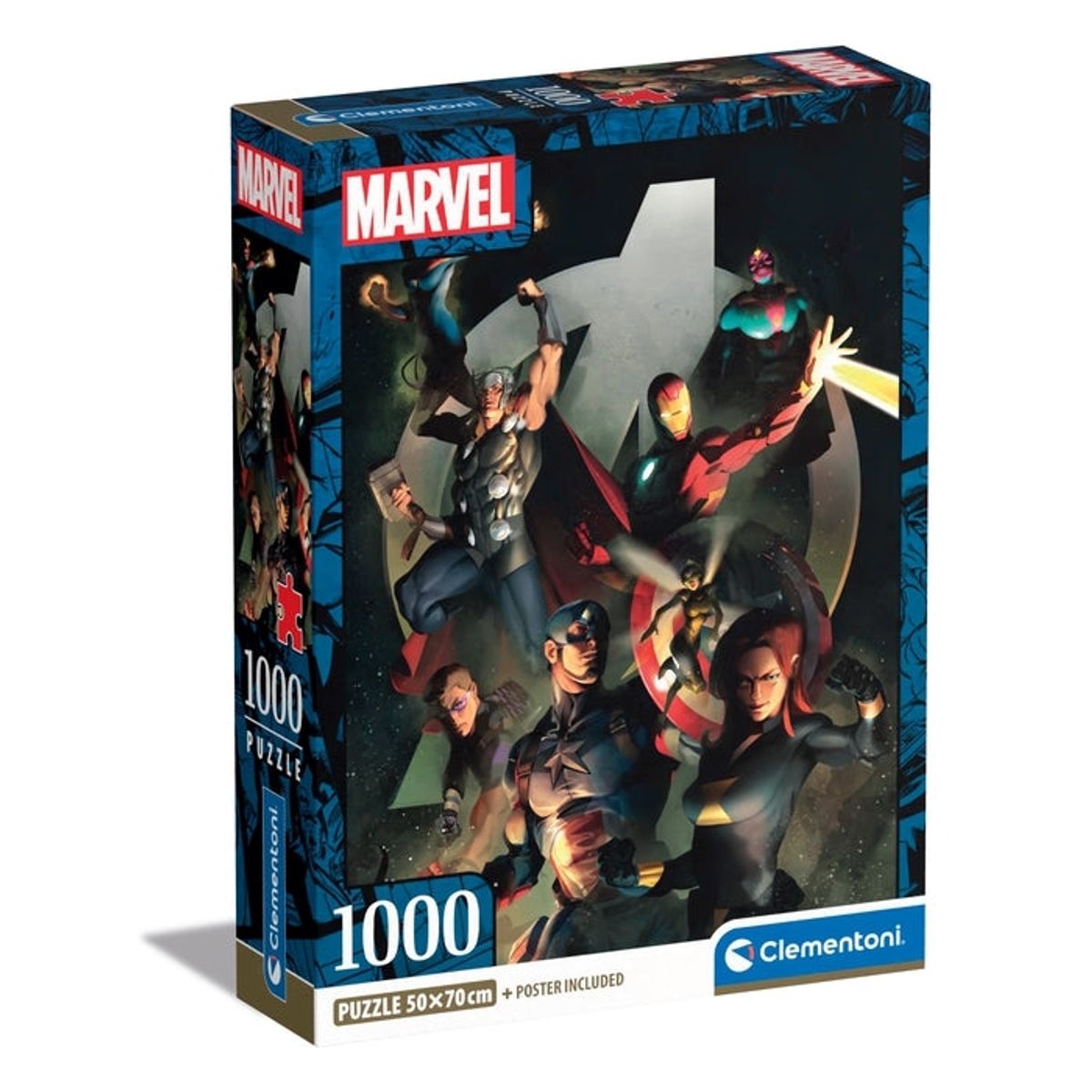 CLEMENTONI - CLEMENTONI 39809 PUZZLE 1000 PIEZAS THE AVENGERS