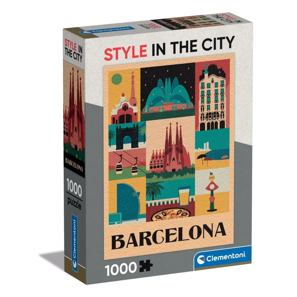 CLEMENTONI - CLEMENTONI 39847 PUZZLE 1000 PIEZAS STYLE IN THE CITY