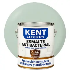 KENT - ESMALTE AGUA SATINADO- Antibacterial - 4L VERDE AGUA