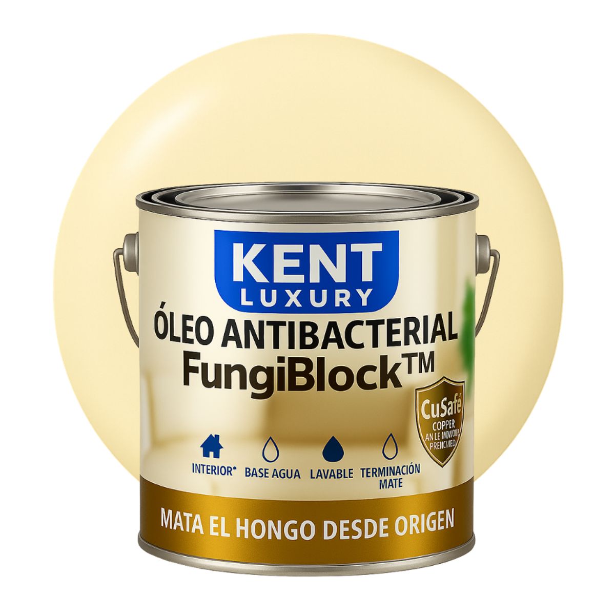 KENT - ÓLEO ANTIBACTERIAL FungiBlock™ - 4L AMARILLO VAINILLA