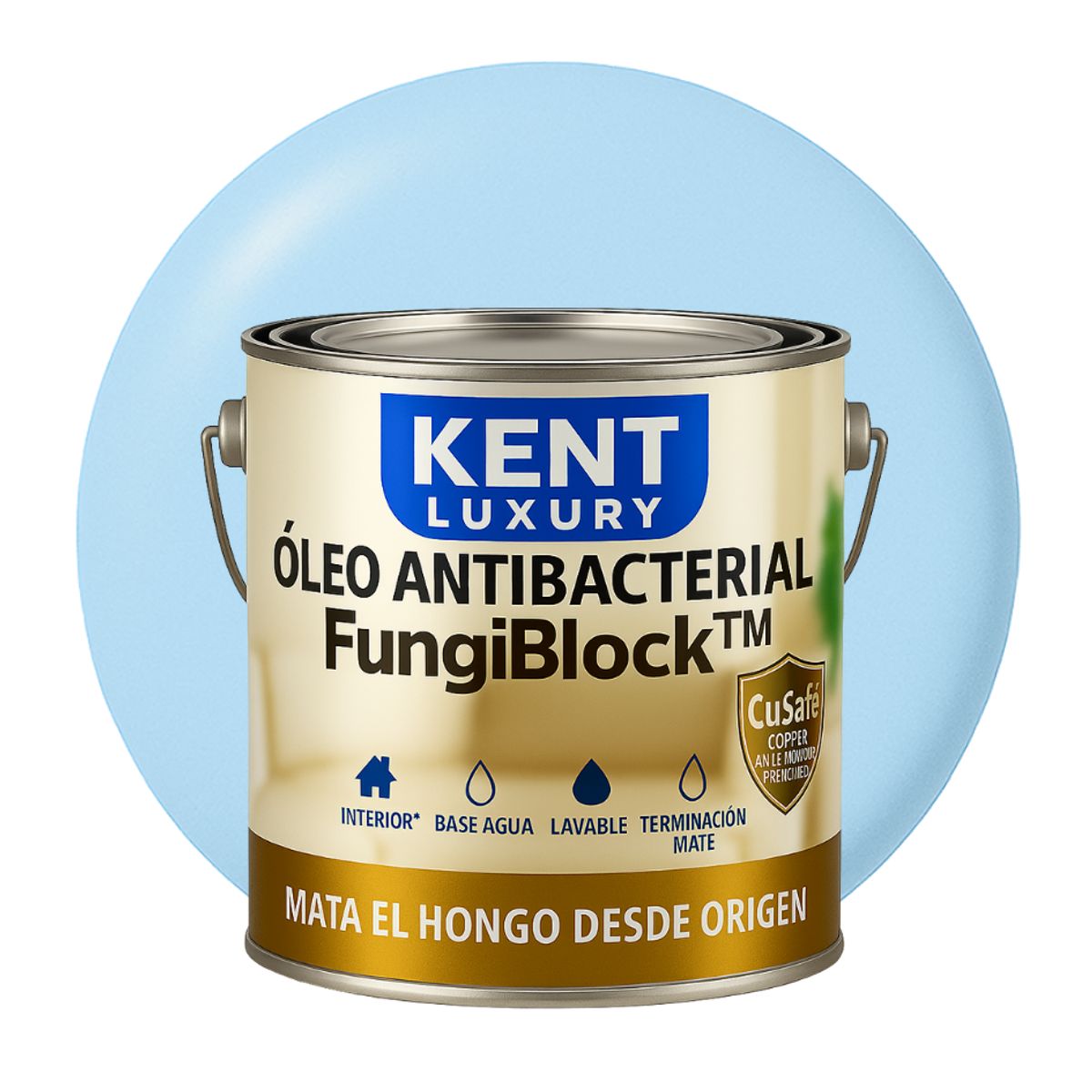 KENT - ÓLEO ANTIBACTERIAL FungiBlock™ - 4L AZUL BEBÉ