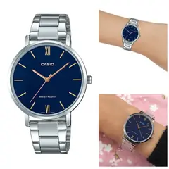 CASIO - RELOJ LTPVT01D-2B MUJER ANALOGO METAL