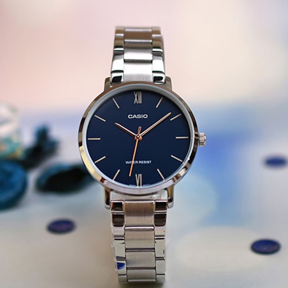 CASIO - RELOJ CASIO LTPVT01D-2B MUJER ANALOGO METAL