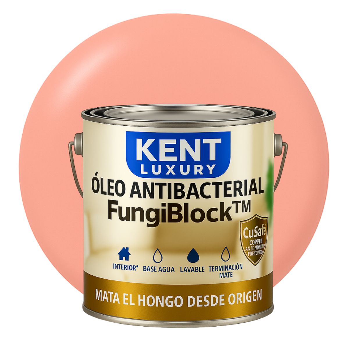 KENT - ÓLEO ANTIBACTERIAL FungiBlock™ - 4L CORAL CLARO