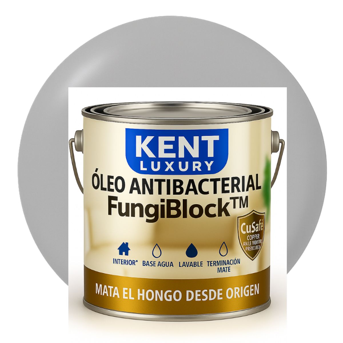 KENT - ÓLEO ANTIBACTERIAL FungiBlock™ - 4L GRIS PERLA