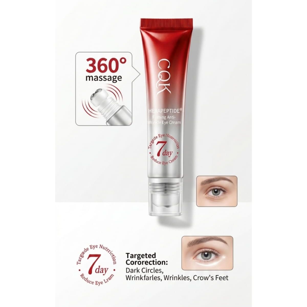 GENERICO - Crema Contorno de Ojos Elimina Ojeras Reafirmante