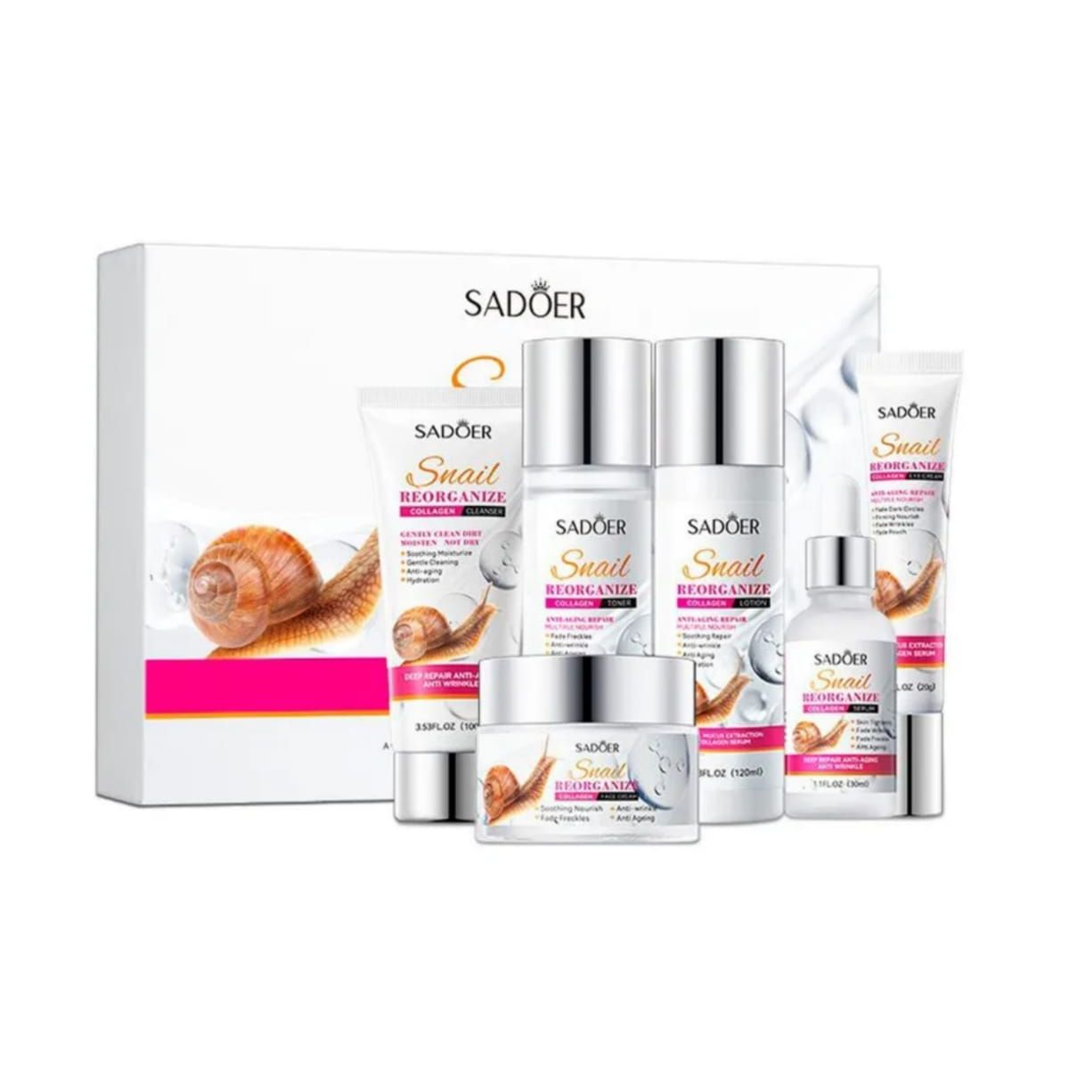 GENERICO - Set Facial Antiedad  Caracol Set Skincare