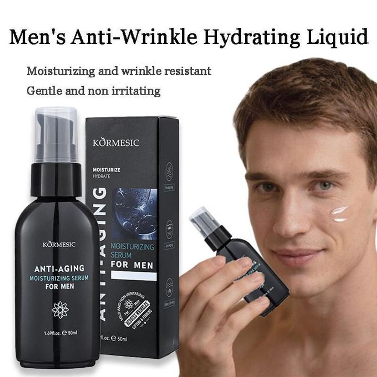 GENERICO - Sérum Facial  Antiedad Hidratante Piel Fresca y Firme Hombres