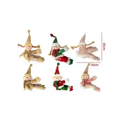 GENERICO - DECORACION NAVIDAD AMARRA DE CORTINA DUENDE 30x26CM