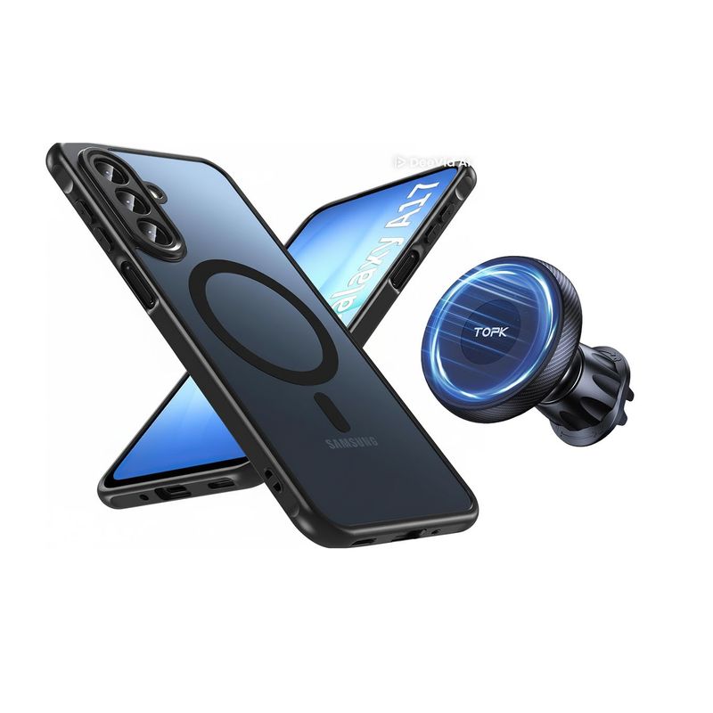 GENERICO - CARCASA PARA GALAXY A17 + SOPORTE MAGNETICO