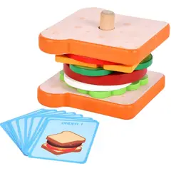 GENERICO - Sándwich De Madera Juguete Montessori Didáctico