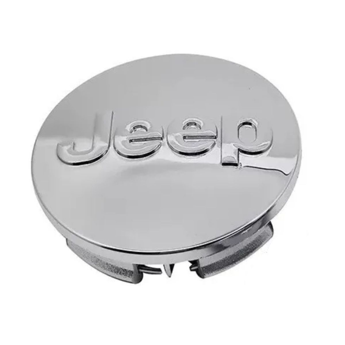 GENERICO - Tapa Central Para Llantas Cromada 1 Unidad 64mm Cherokee