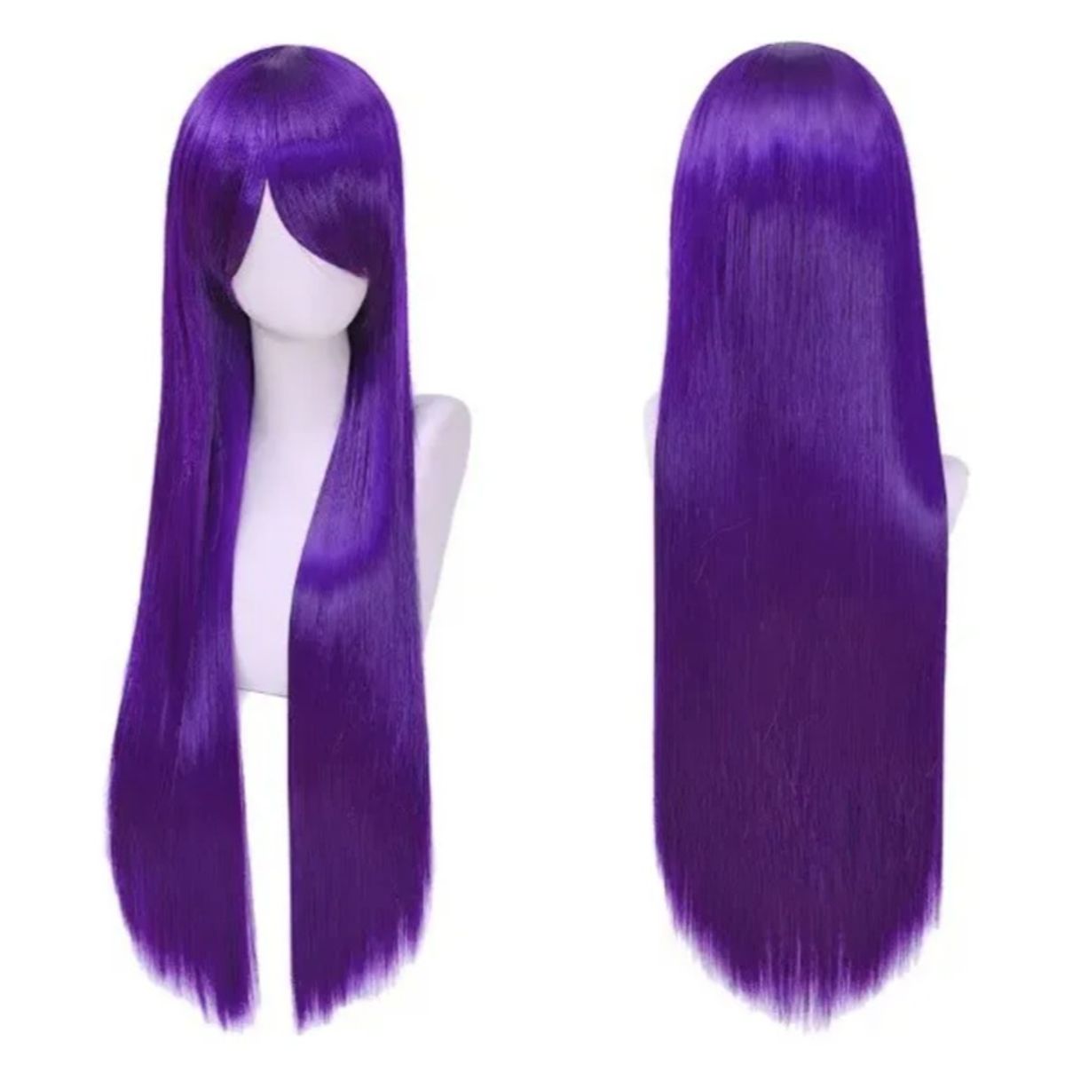 GENERICO - Peluca Anime para Fiestas 80cm Morada