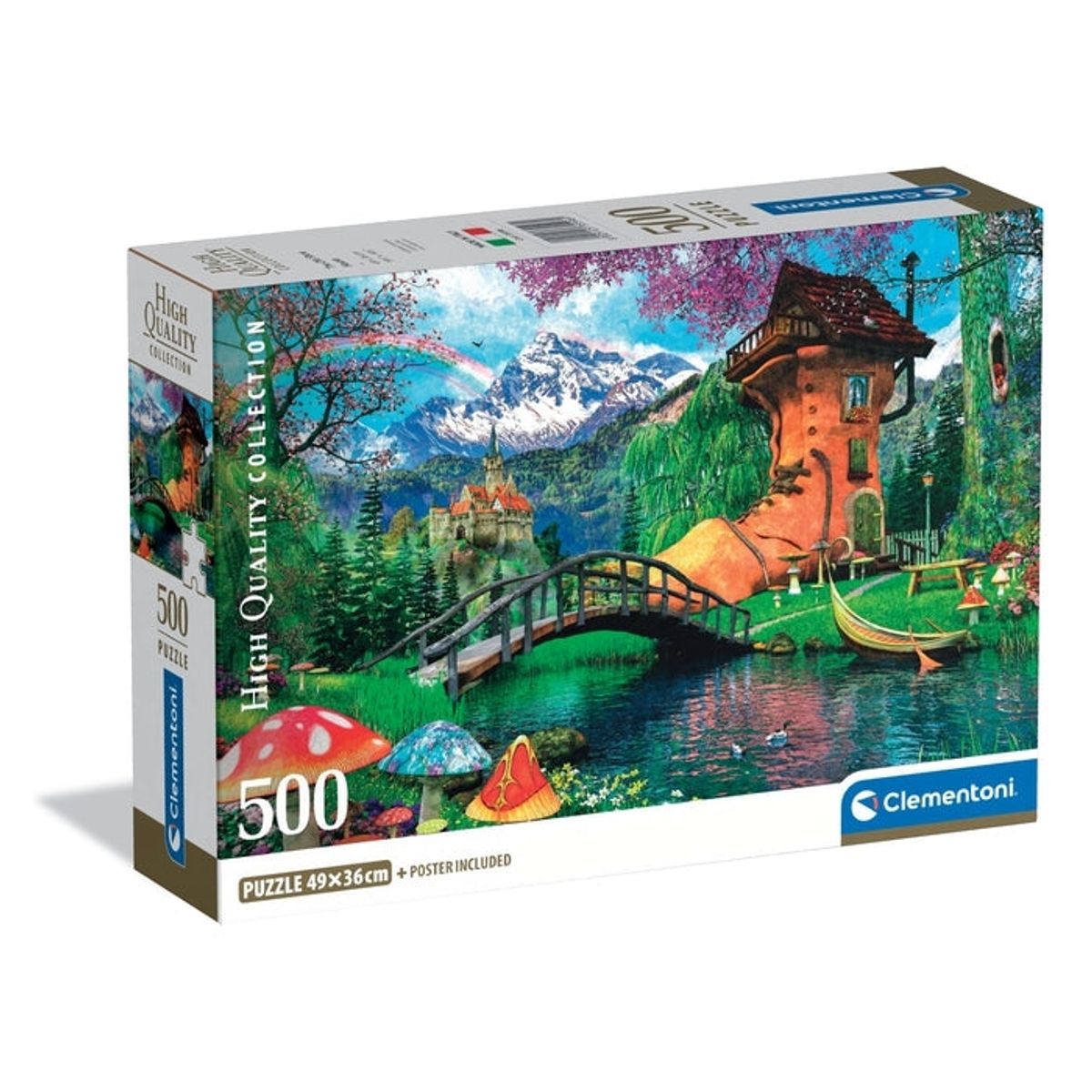 CLEMENTONI - CLEMENTONI 35596 PUZZLE 500 PIEZAS THE OLD SHOE HOUSE