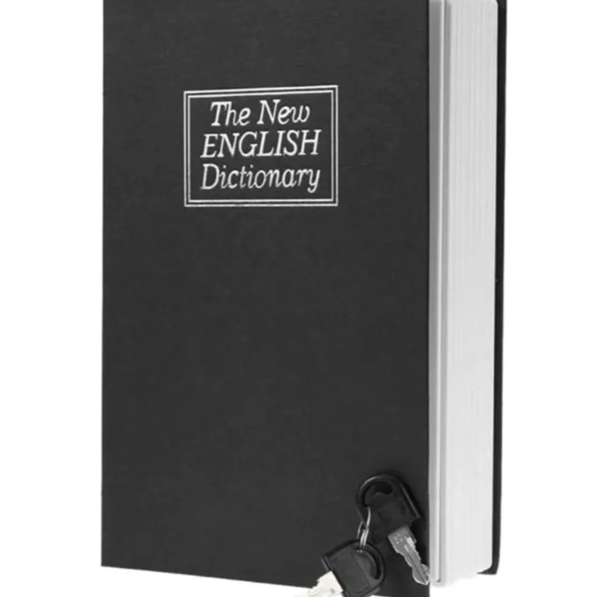 GENERICO - Caja Fuerte Grande Metalica En Forma De Libro Negro