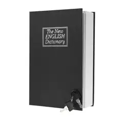 GENERICO - Caja Fuerte Grande Metalica En Forma De Libro Negro