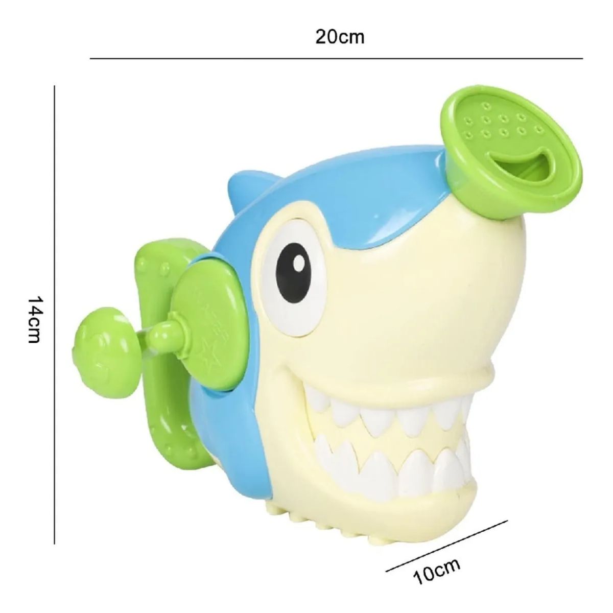 ORGANIZA2 - Tiburón Didáctico de Juguete Lanza Agua Juguete de baño